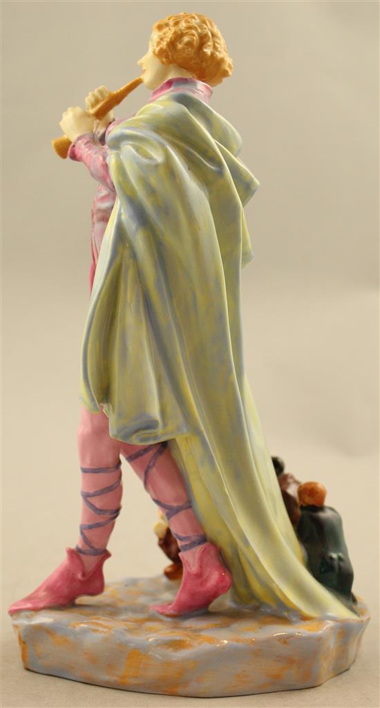 A Royal Doulton group The Modern Piper, c.1932, 22cm